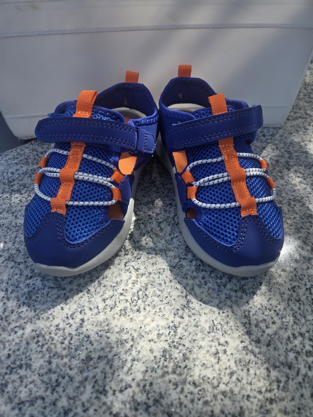 Joe Fresh Royal Blue and Orange Kids Water Sandals